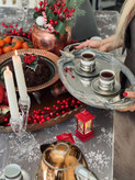 سینی پذیرایی کف آینه شیک